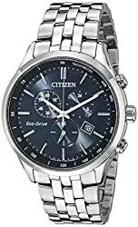 Citizen Uhren Citizen Herren Chronograph Quarz Uhr mit Edelstahl Armband AT2141-52L