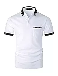 GHYUGR Poloshirts GHYUGR Poloshirts Herren klassisch Kurzarm Baumwolle Polohemd Golf T-Shirt S-XXL