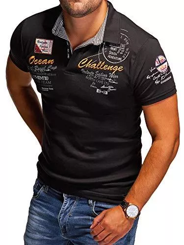 YTRENDS Poloshirts MT Styles Poloshirt Challenge T-Shirt R-2728