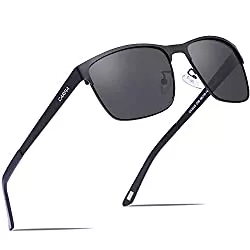 CARFIA Sonnenbrillen & Zubehör CARFIA Polarisierte Herren Sonnenbrille Metallrahmen UV 400 Fahrerbrille Sportbrille Kategorie 3
