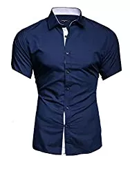 Kayhan Hemden Kayhan Florida Herren Hemden Herren-Hemd Slim-Fit Herrenhemden Kurzarm-Hemden Männer Freizeit-Hemd Business S-6XL