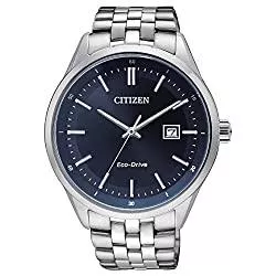 Citizen Uhren Citizen Herren Analog Quarz Uhr mit Edelstahl Armband BM7251-53L