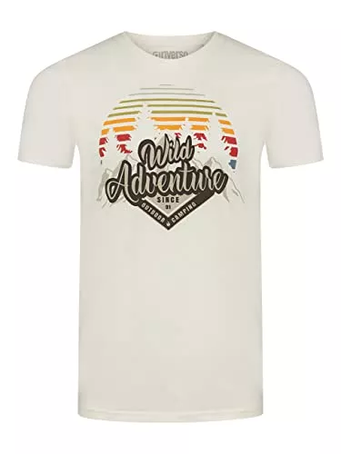 riverso T-Shirts riverso Herren T-Shirt RIVLukas Fotodruck Rundhals O-Neck Kurzarm Shirt Regular Baumwolle Grün Blau Weiß Grau Gelb Türkis S M L XL XXL 3XL 4XL 5XL