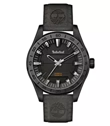 Timberland Uhren Timberland Herren Analog Quarz Uhr mit Leder Armband TDWGA2201203