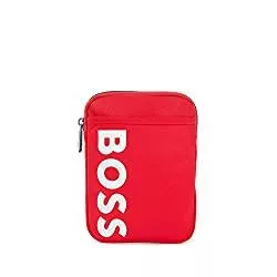 BOSS Taschen & Rucksäcke BOSS Herren Catch Phone pouch Brustbeutel aus recyceltem Nylon mit schimmerndem Logo Größe