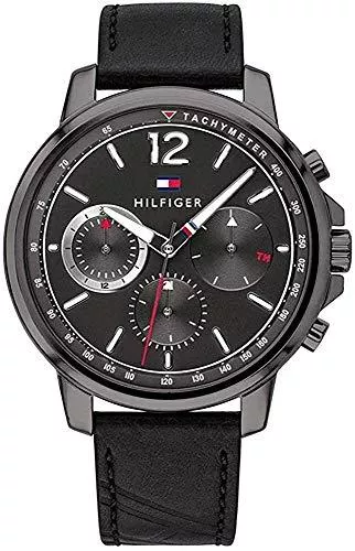 Tommy Hilfiger Uhren Tommy Hilfiger Herren Multi Zifferblatt Quarz Uhr mit Leder Armband 1791533