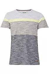 b BLEND T-Shirts Blend Jakob Herren T-Shirt Kurzarm Shirt mit Colorblockmuster und Rundhalsausschnitt aus 100% Baumwolle