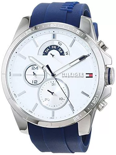 Tommy Hilfiger Uhren Tommy Hilfiger Herren Multi Zifferblatt Quarz Uhr mit Silikon Armband 1791349