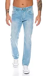 Rock Creek Jeans Rock Creek Herren Jeans Hose Denim Stretch Regular Fit Jeanshose Stonewashed W29-W44