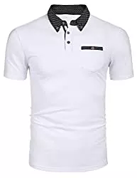 COOFANDY Poloshirts COOFANDY Herren Poloshirt Kurzarm Basic Polo Shirts Slim Fit Polohemd Sommer Golf Tshirt für Männer S-XXL
