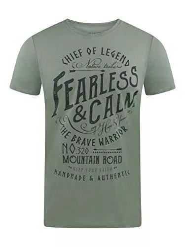 riverso T-Shirts riverso Herren T-Shirt RIVLeon Rundhals O-Neck Kurzarm Tee Shirt Print Regular Fit 100% Baumwolle Grün Blau Weiß Grau Rot Orange S M L XL 2XL 3XL 4XL 5XL