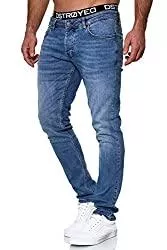 MERISH Jeans MERISH Jeans Herren Slim Fit Stretch Jeanshose Designer Hose Denim 9148-2100