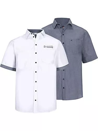 Jan Vanderstorm Hemden JAN VANDERSTORM Herren Doppelpack Hemd EVIN