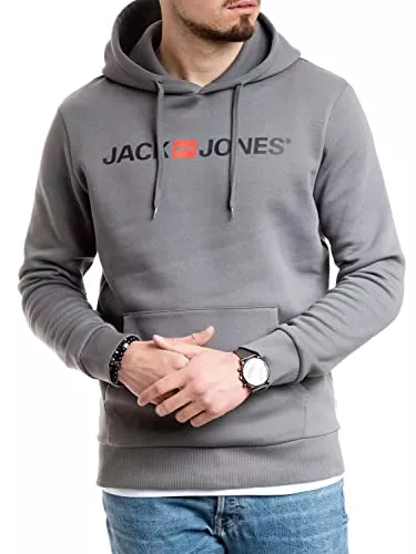 JACK &amp; JONES Kapuzenpullover JACK &amp; JONES Herren Jjecorp Logo Sweat Hood Noos Kapuzenpullover