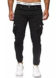Code47 Jeans Code47 Herren Chino Jogg Jogger Jeans Slim Fit Cargo Stretch Herrenhose Herrenjeans Denim Denimjeans Pocket Tasche Hose Design Casual Pants Trousers