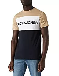 JACK &amp; JONES T-Shirts JACK &amp; JONES Male T-Shirt Colourblocking Logo