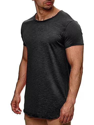 Indicode T-Shirts Indicode Herren Willbur Tee T-Shirt mit Rundhals-Ausschnitt | Herrenshirt Sommershirt