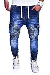 MYTRENDS Styles Jeans MT Styles Biker Jogger-Jeans Hose