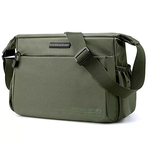zhongningyifeng Taschen & Rucksäcke zhongningyifeng Herren Umhängetasche Nylon Kuriertasche Wasserdicht Leichtgewicht für Reisen Arbeit Outdoor