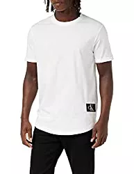 Calvin Klein T-Shirts Calvin Klein Jeans Herren Badge Turn Up Sleeve T-Shirt