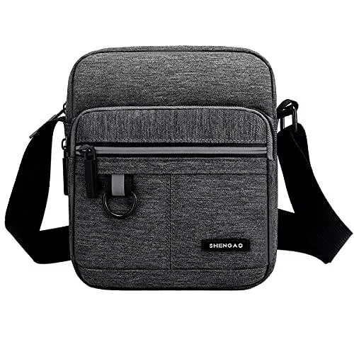 A-QMZL Taschen & Rucksäcke Umh?ngetasche Brusttasche Herren Crossbody Schultertasche Handytasche Messenger Bag Herrentasche Shulder Bag Kleine Schultertasche aus Segeltuch
