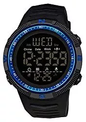 findtime Uhren Herren Militär Uhr Digital Sportuhr Stoppuhr 5 ATM Wasserdicht Tactical Watch Wecker Kalender Armbanduhr Countdown Datum Uhren Männer Outdoo