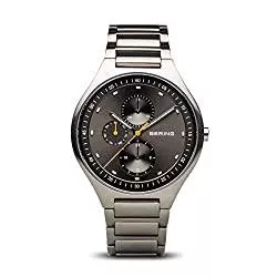 BERING Uhren BERING Herren Analog Quarz Titanium Collection Armbanduhr mit Titan Armband und Saphirglas