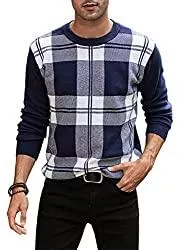 ZeoVan Pullover & Strickmode ZeoVan Rundhals Pullover Herren Sweaters Casual Basic Langarm Slim Fit