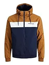 JACK &amp; JONES Jacken JACK &amp; JONES Herren Jjerush Blocking Hood Bomber Noos Jacke