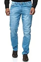 JEEL Jeans JEEL Herren-Jeans - Regular-Fit Straight-Cut - Stretch - Jeans-Hose Basic Washed
