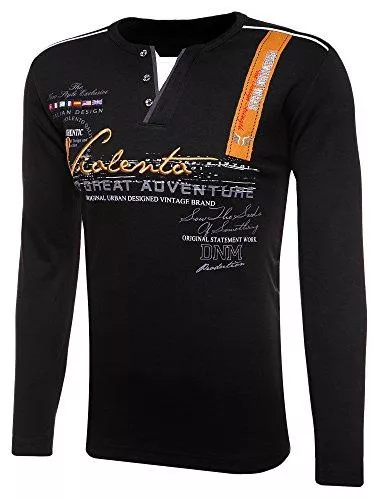 behype. Langarmshirts behype. Herren Longsleeve T-Shirt Great-AV Langarm 30-0663