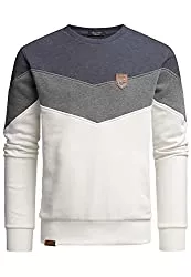 Amaci&amp;Sons Pullover & Strickmode Amaci&amp;Sons Herren Basic College Sweatjacke Pullover Hoodie Sweatshirt 4064