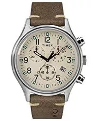 Timex Uhren Timex Herren Chronograph Armbanduhr MK1 Chrono mit Leder Armband