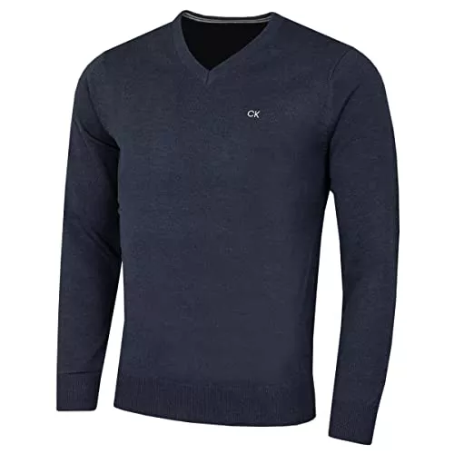 Calvin Klein Pullover & Strickmode Calvin Klein Herren V-Ausschnitt Soft Cotton Easy Care Pullover