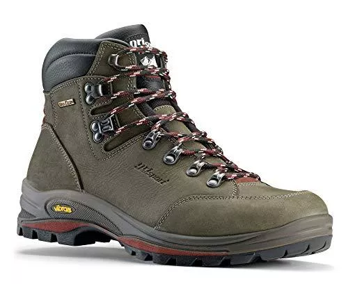 Grisport Stiefel Grisport® Leichter Wanderschuh Herren aus Nubukleder „Montana“ Bergschuh Jagdstiefel für Damen und Herren wasserdicht &amp; atmungsaktiv Trekkingschuh mit Vibram®-Sohle Jagdschuhe Trekkingstiefel