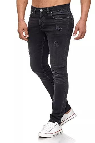 Tazzio Jeans Tazzio Herren Jeans Slim Fit im Destroyed Look