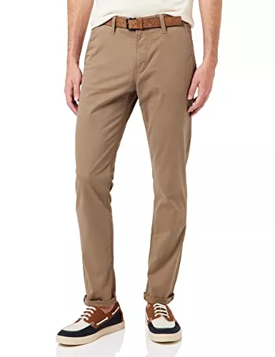 TOM TAILOR Jeans TOM TAILOR Denim Herren Chino Hose mit Gürtel