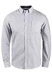 BLEND Hemden Blend BHDubbo Herren Hemd Langarmhemd Freizeithemd mit Button-Down-Kragen