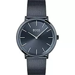 BOSS Uhren BOSS Herren Analog Quarz Armbanduhr Skyliner mit Mesh Edelstahlarmband