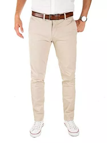 Yazubi Hosen Yazubi Herren Chino Hose, Modell Dustin, Chinohose mit Gürtel
