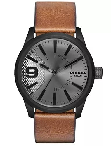 Diesel Uhren Diesel Timeframe Chronograph für Herren, 48 mm Gehäusegröße, Edelstahluhr