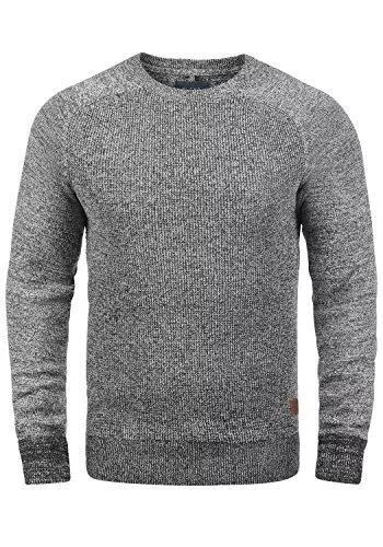 Blend Pullover & Strickmode Blend BHGandolf Herren Strickpullover Feinstrick Pullover mit Rundhalsausschnitt