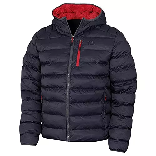 Calvin Klein Jacken Calvin Klein Herren San Gabriel gewebt Jacquard Gepolsterte Jacke