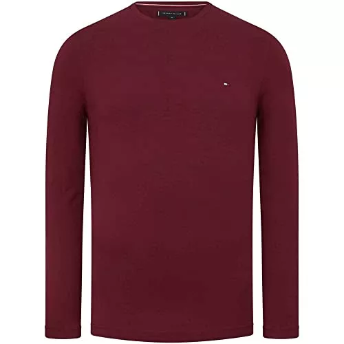 Tommy Hilfiger Langarmshirts Tommy Hilfiger Herren Stretch Slim Fit Long Sleeve Tee T-Shirt