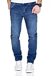 MERISH Jeans MERISH Jeans Herren Destroyed Hose Jeanshose Männer Slim Fit Stretch Denim 2081-1001