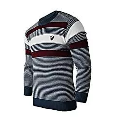 Soltice Pullover & Strickmode Soltice Herren Langarm Sweatshirt mit Brusttaschen, Poloshirts, Winter- Strick- Pullover aus Baumwoll-Mix (M bis 3XL)