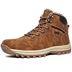 DANNTO Stiefel DANNTO Herren Schneestiefel Warm Gefütterte Winterstiefel Outdoor