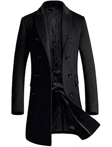 Vogstyle Mäntel Vogstyle Herren Warme Wolle Coat Wintermantel Jacke Herrenmantel
