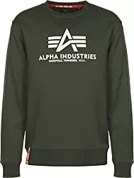 ALPHA INDUSTRIES Pullover & Strickmode ALPHA INDUSTRIES Herren Basic Sweater Kapuzenpullover