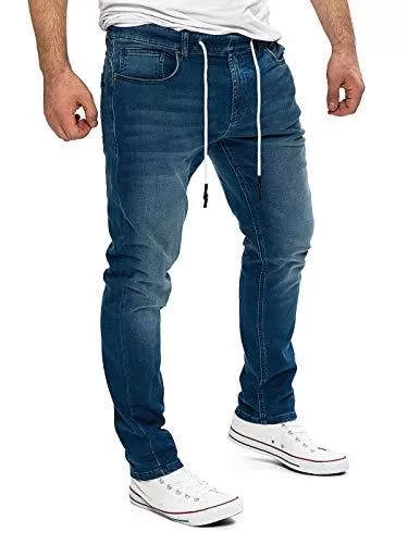 Yazubi Jeans Yazubi Herren Sweathose in Jeansoptik Erik